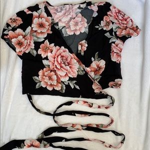 Floral crop top